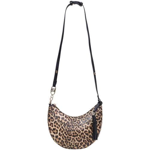 LIU JO schoudertas Cirry Hobo Bag Macula Naturale bruine