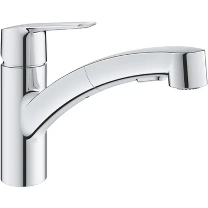 GROHE Start Keukenmengkraan - draaibare uitloop - uittrekbare handdouche - chroom - 30307001