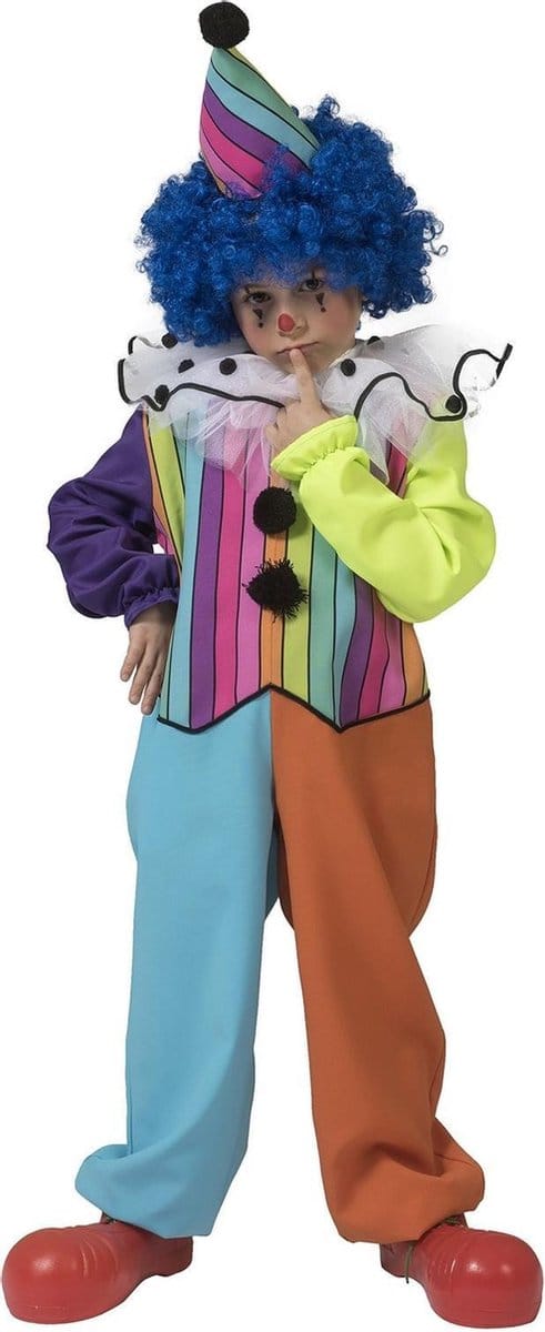 Regenboog clown pak kinderen unisex