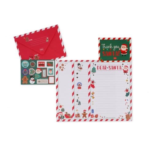 Legami kerst briefpapier - dear santa