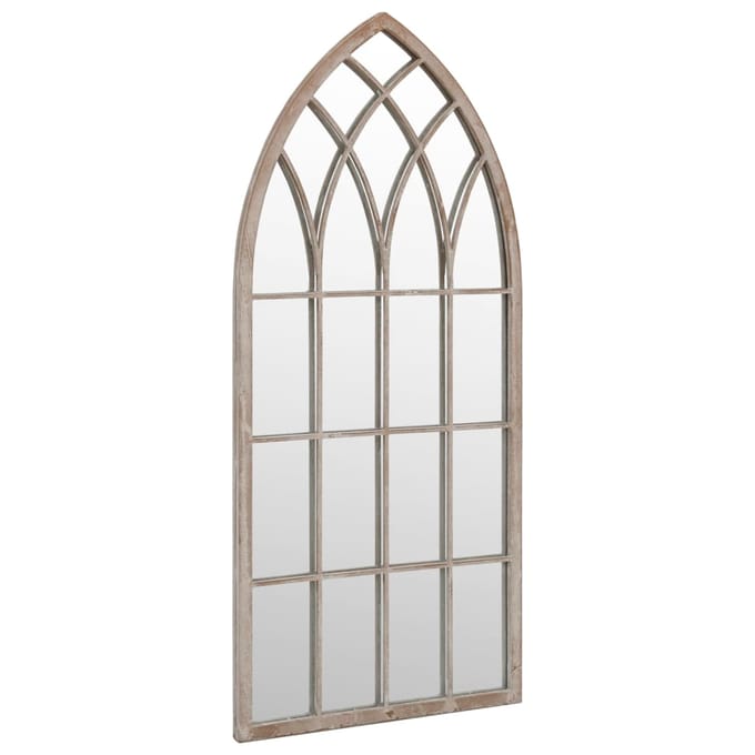 vidaXL - Spiegel - 100x45 - cm - ijzer - zandkleurig