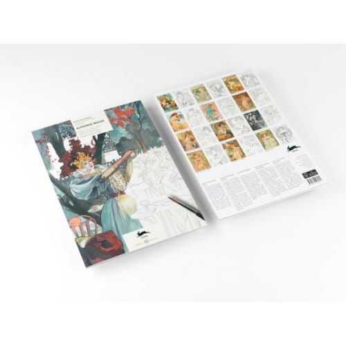 Alphonse Mucha - Artists' Colouring Book - Pepin van Roojen