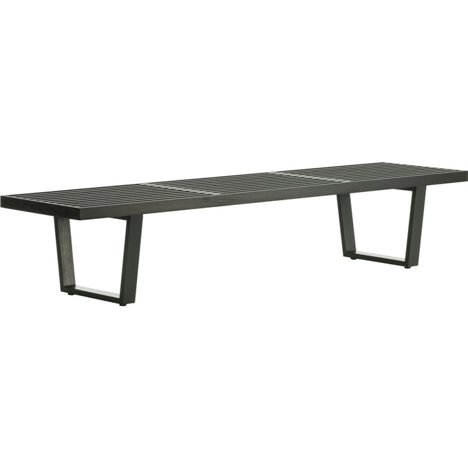 Vitra Nelson Bench - essen zwart - lang (183 cm)