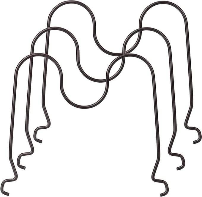 3 Extra Wires Dividers Uitbreidbare Pannenlid Organizer Rack - Bruin, Keukenaccessoires, Opberghulp, Ruimtebesparend