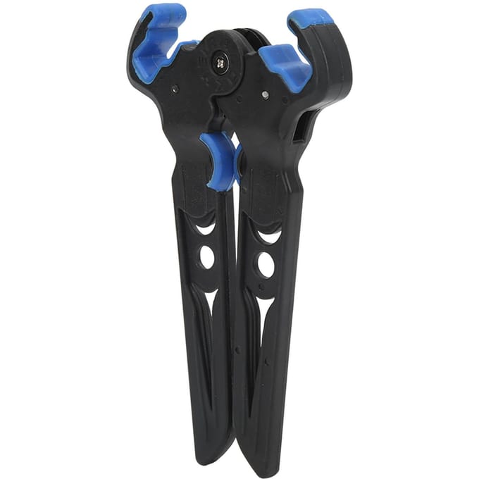 Composiet katrol boogbeugel mini boogschietstandaard rubberen boogstandaard voor buitenactiviteiten long blauw