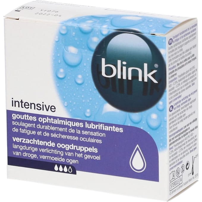 Intensive tears ampullen oogdruppels 20x0,4 Unidosis-pipetten