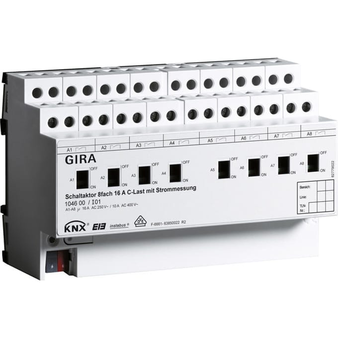 Gira KNX-schakelactuator-bussysteem DIN-rail - 104600