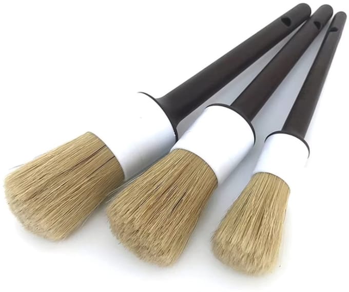 Hartley Interieurborstel set 3stuks Zwart