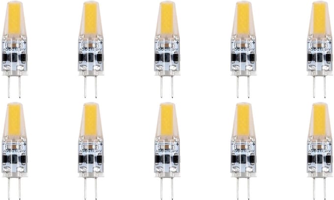 SPL G4 LED Lamp 1.5W Dimbaar - Warm Wit - 160lm - T10 - 10 Stuks