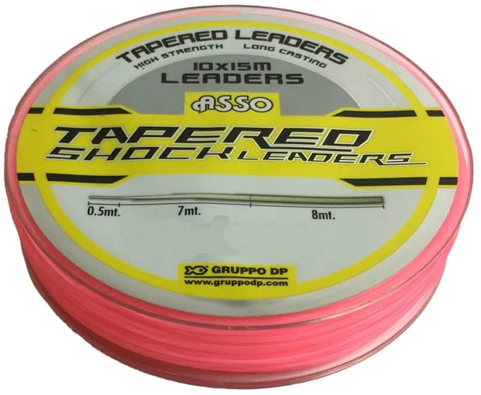Asso Shock 15 M Taps Toelopende Onderlijn Transparant 0.200-0.570 mm