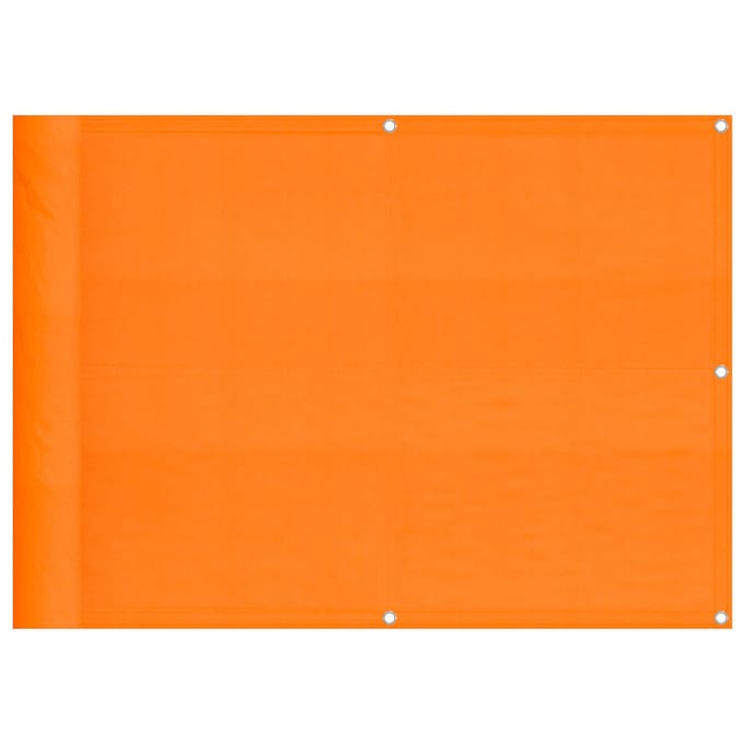 vidaXL - Balkonscherm - Oranje - 75x700 - cm - 100% - Polyester - Oxford