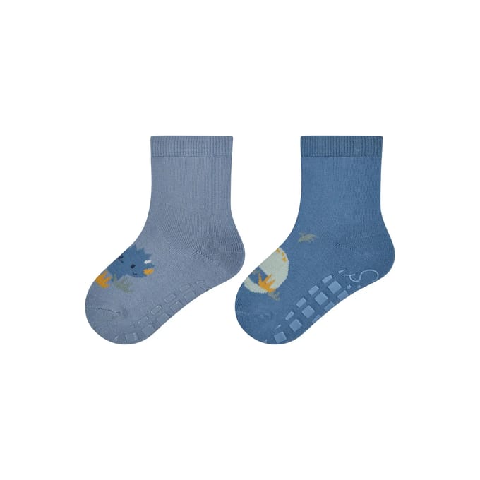 Antislip sokken voor jongensbaby's Sterntaler Dino (x2)