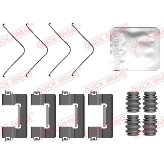 Toebehorenset, schijfremblok QUICK BRAKE 109-0163