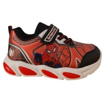 Spiderman Jongens Sneaker Rood/zwart Met Lichtjes | Maat: 25