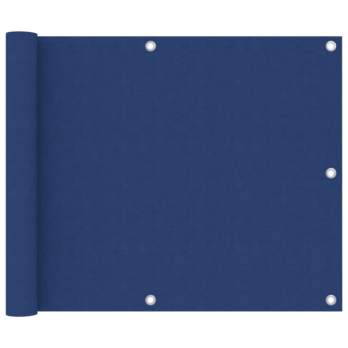 vidaXL - Balkonscherm - 75x300 - cm - oxford - stof - blauw