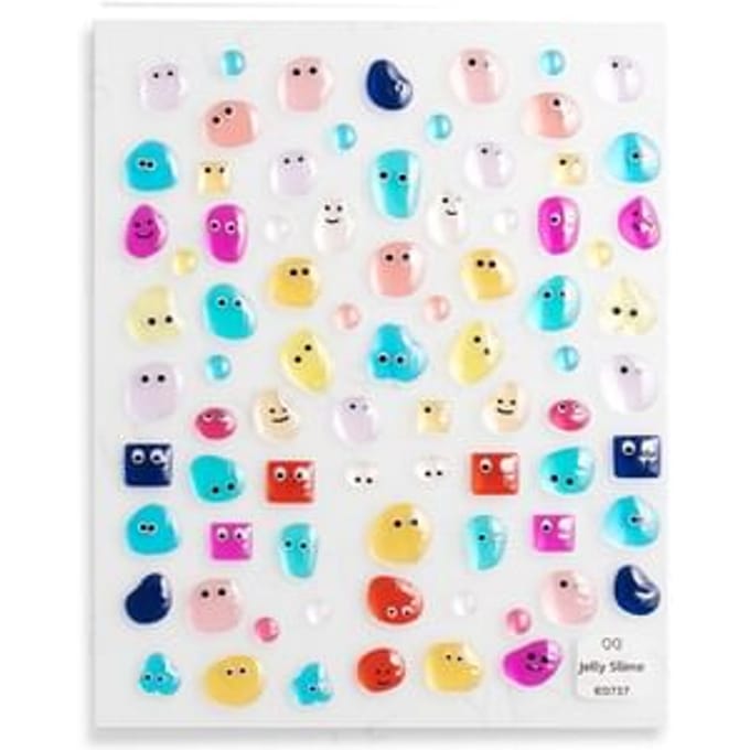 MEKO - Embossed Nail Stickers Bubble Monster 1 pc
