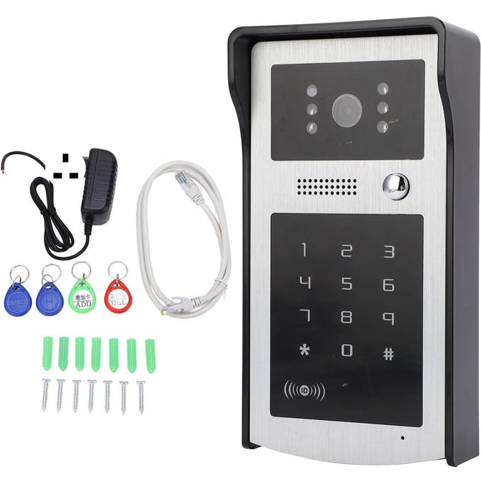 pour Caméra Sonnette Sans Fil 2MP 1080P pour Tuya Détection de Mouvement Vision Nocturne Numérique HD Smart