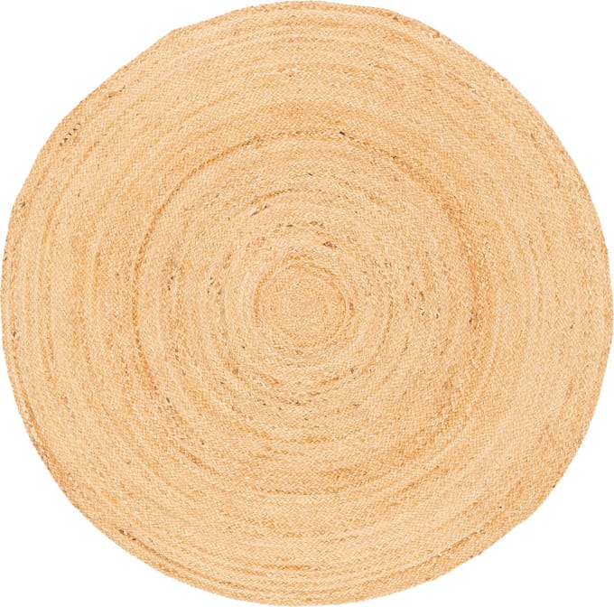 Pergamon Natuurlijke Vloerkleed Jute Salsa Beige Rond