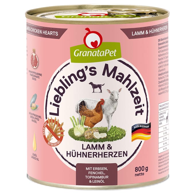 6 x 800 g GranataPet Lievelingsmaaltijd