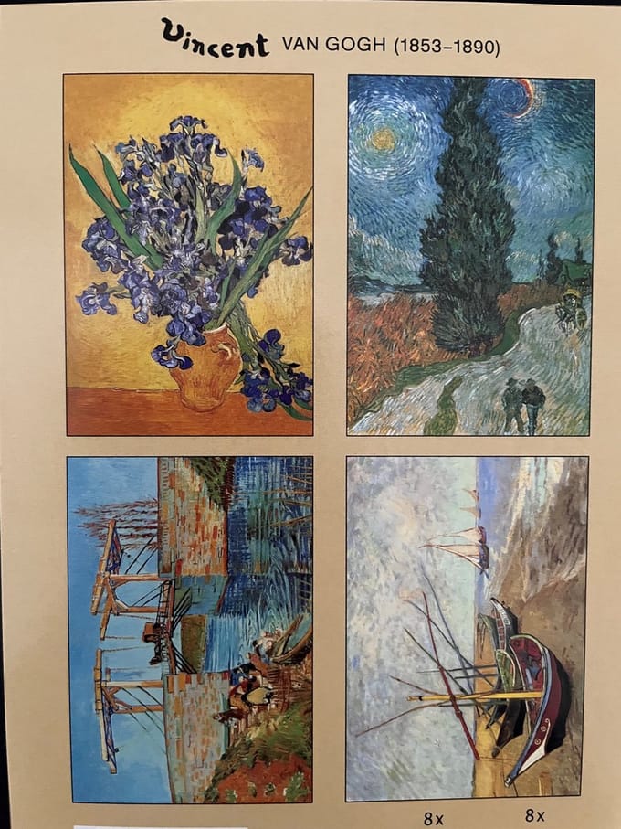 Luka Basic Kaarten Vincent van Gogh (1853-1890)