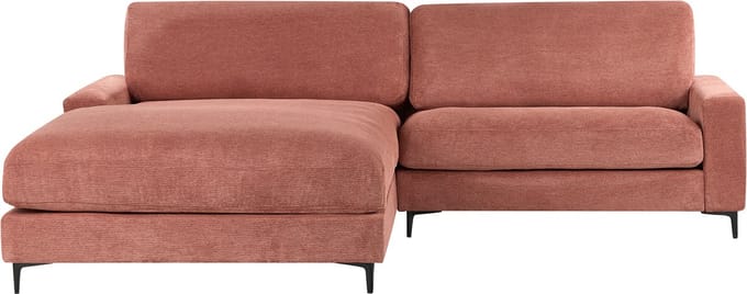 MALOY - Hoekbank - Rood - Rechtszijdig - Polyester