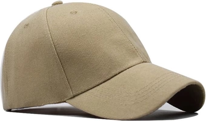 Baseball cap - Beechfield - Pet - 6 Panelen - Verstelbaar - Katoen - Zonwering - Hoofddeksel - Beige