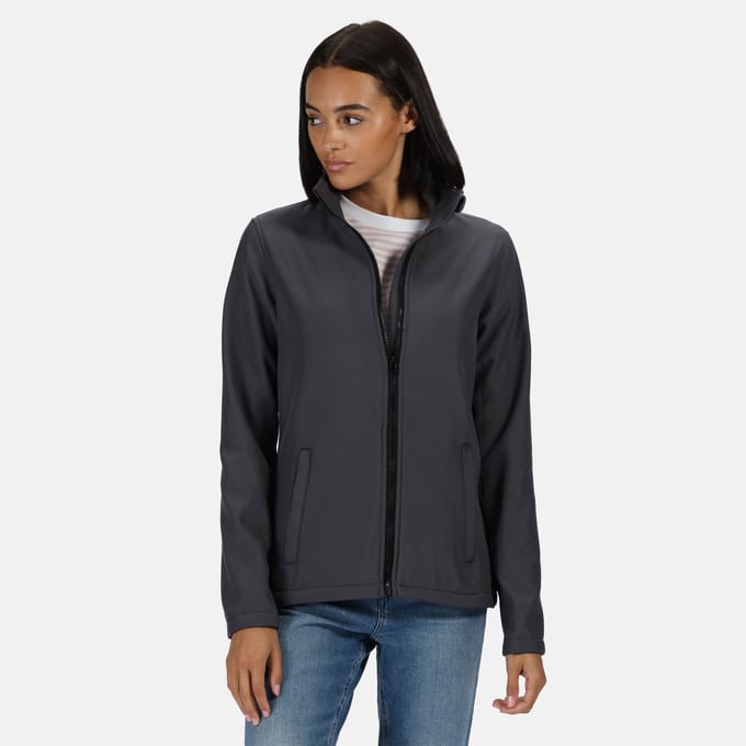 Regatta - Dames Ablaze Printable Softshell Jas (Grijs/Zwart)