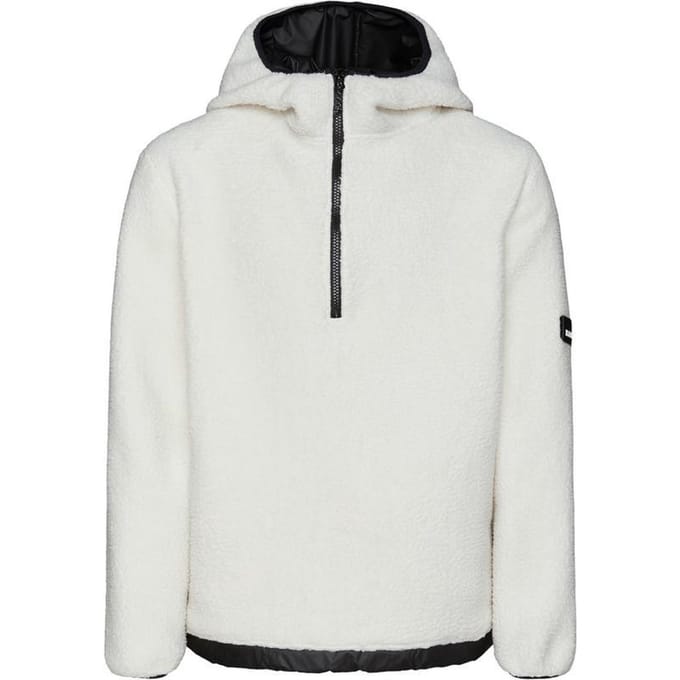 Rains - maat M/L - Fleece Pullover Hoodie - Off White - Unisex