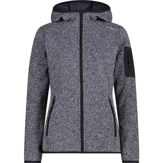 Dames fleece met capuchon CMP