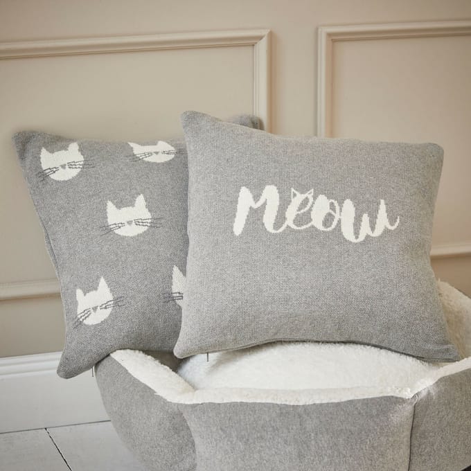 LOBERON Kussenhoes set van 2 Solviana grijs/crème