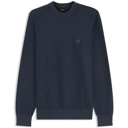 HUGO BOSS Hugo Boss Orange Pullover Anion_S Regular Fit Dark Blue  L