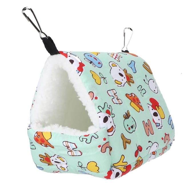Groene Winter Hamster Warme Hangmat Hangbed Huis Nest voor Kleine Huisdieren Eekhoorn Suikereekhoorn S