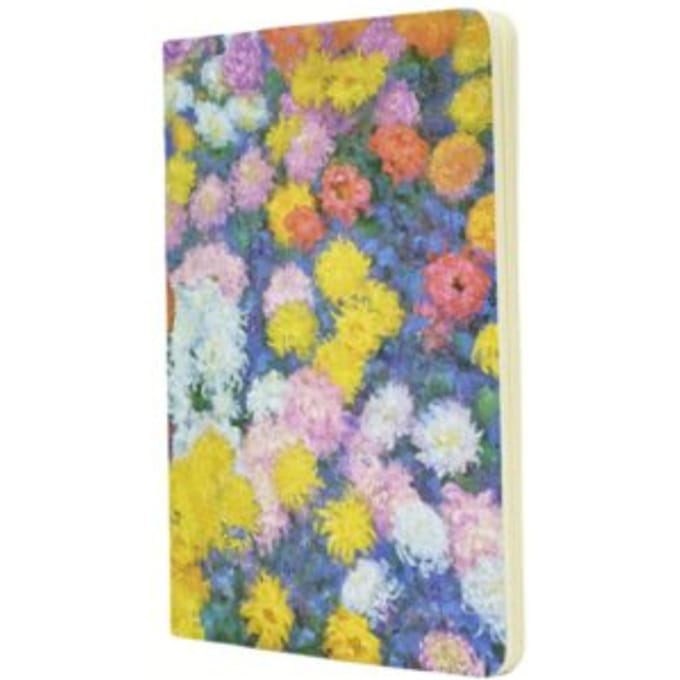 Paperblanks schrift, monet’s chrysanthemums, formaat a5, blanco