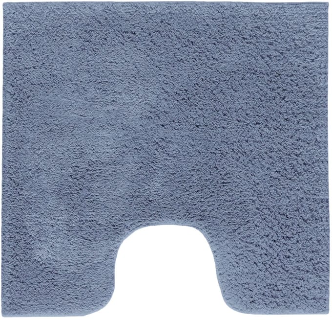 Casilin Havana WC-mat - 59 x 59 cm - Met uitsparing - Jeansblauw