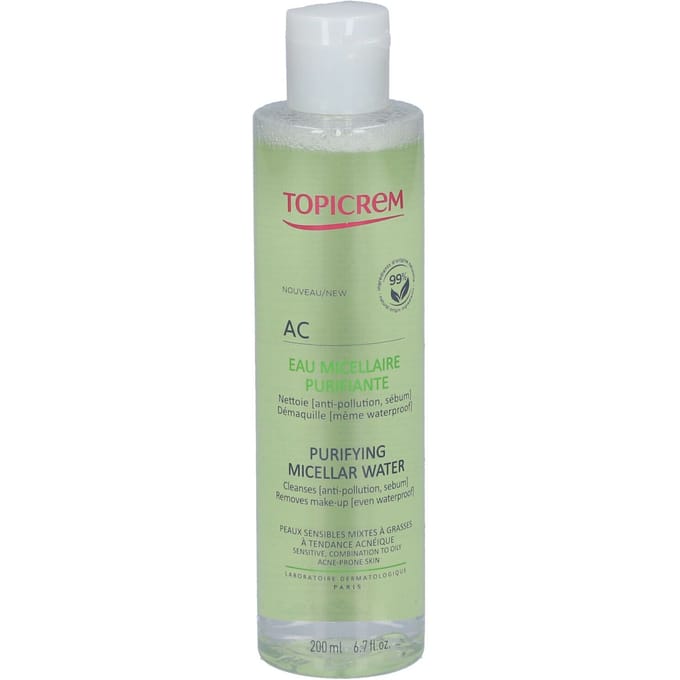 Topicrem AC Zuiverend Micellair Water 200 Gezichtswater