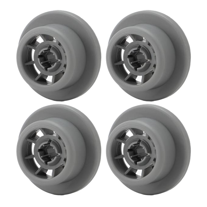 4 STUKS Vaatwasser Onderrek Wielen voor Neff 165314 Onderkorf Rail Vervangende Roller black