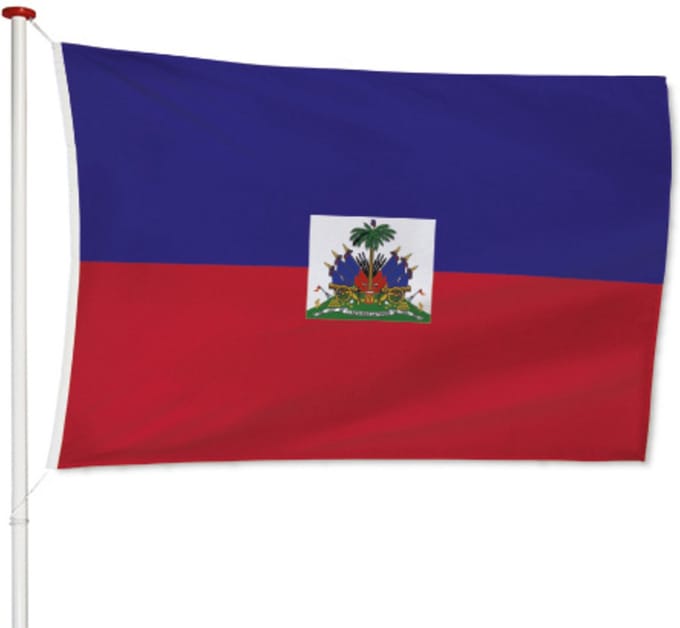 Haïtiaanse Vlag Haïti 40x60cm - Kwaliteitsvlag - Geschikt voor buiten