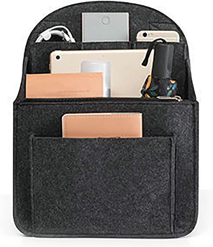 Mini Rugzak Organizer Insert - Lichtgewicht Vilt Tas Divider voor Efficiënte Opslag