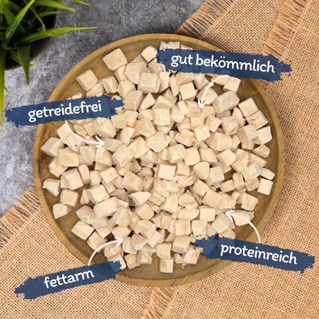 200 g Lyra Pet® gevriesdroogde kippenborstblokjes
