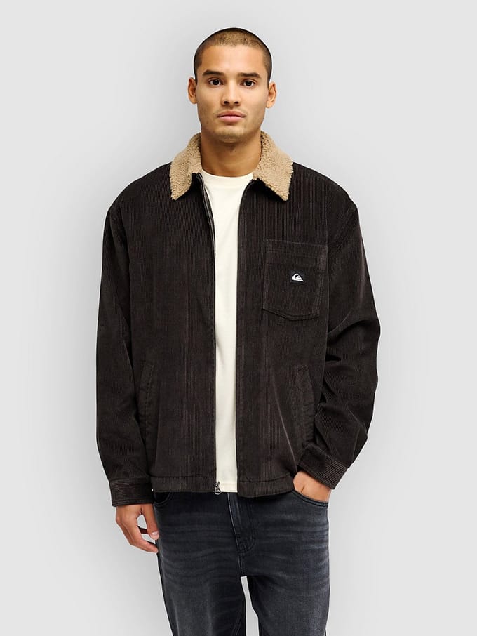 Quiksilver DNA Sherpa Harrington Jas grijs
