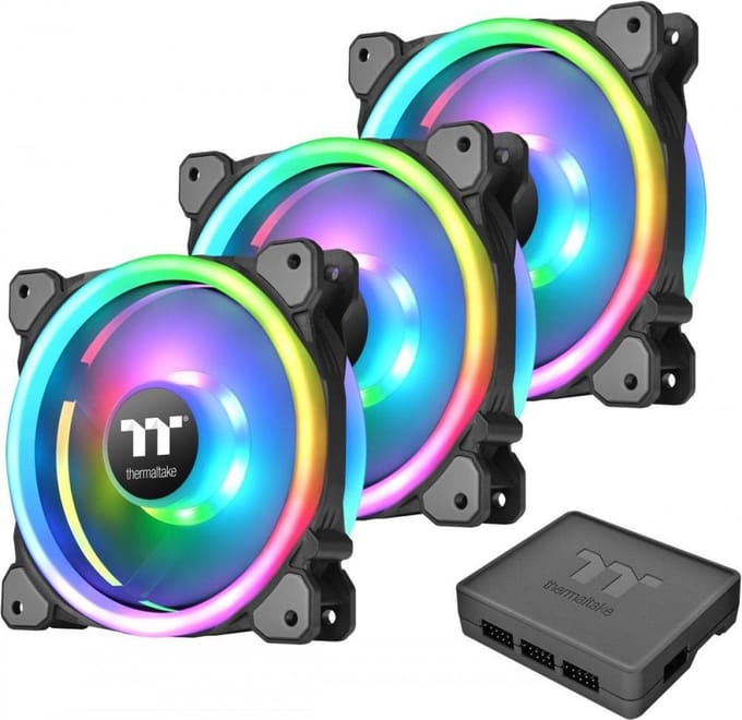 Thermaltake behuizing ventilator Riing Trio 14 RGB 3 pak