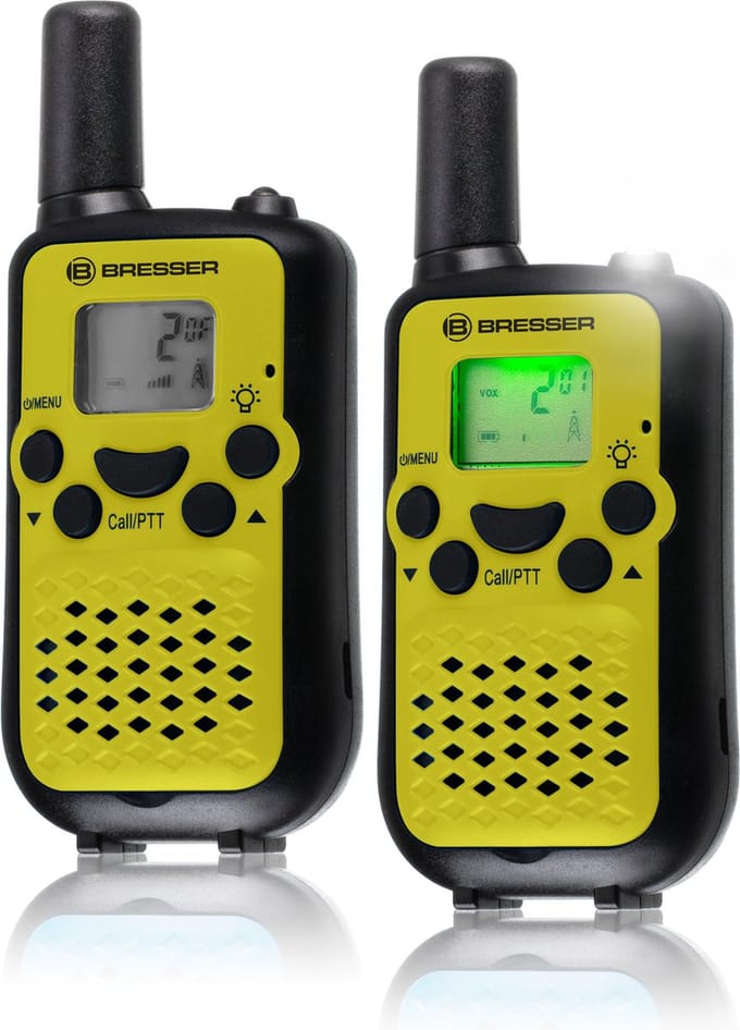 Bresser Junior Walkie Talkie - Set van 2 - Bereik van ca. 6km