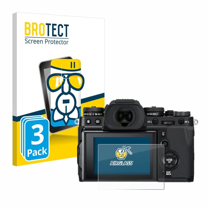 Screenprotector 3 Stuks voor Fujifilm X-T3 Beschermglas transparant