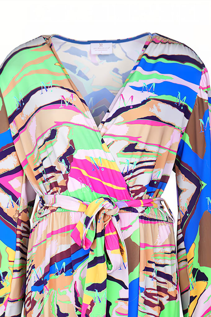 Mucho Gusto Dress Milano Multicolor Zebra Taglia: S | Abiti Mini Outlet | Donna