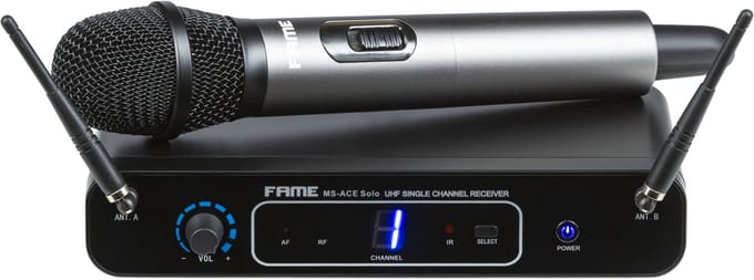 Fame MS-ACE Solo "MIC" C 826-832 MHz - Draadloze transmissie set
