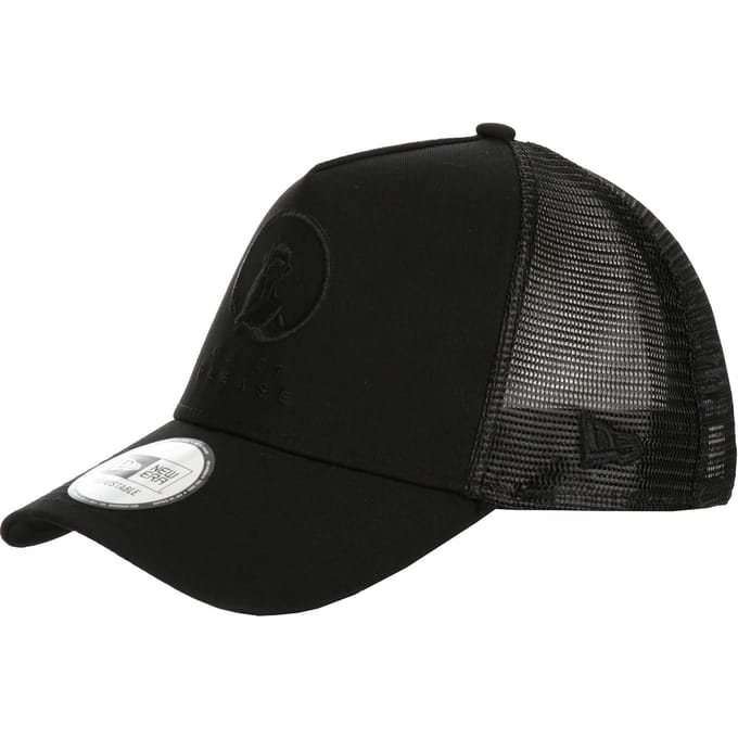 Quiet Please New Era Trucker Cap-Zwart
