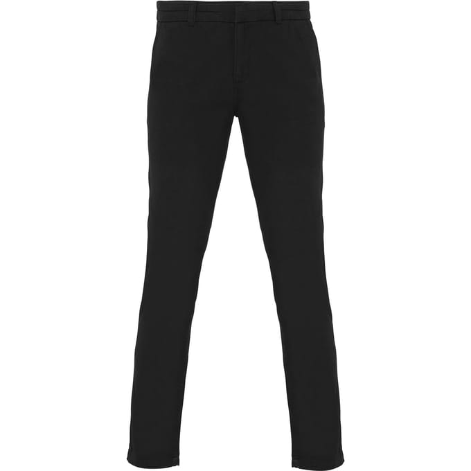 Asquith & Fox Dames/dames Casual Chino Broek (Zwart)