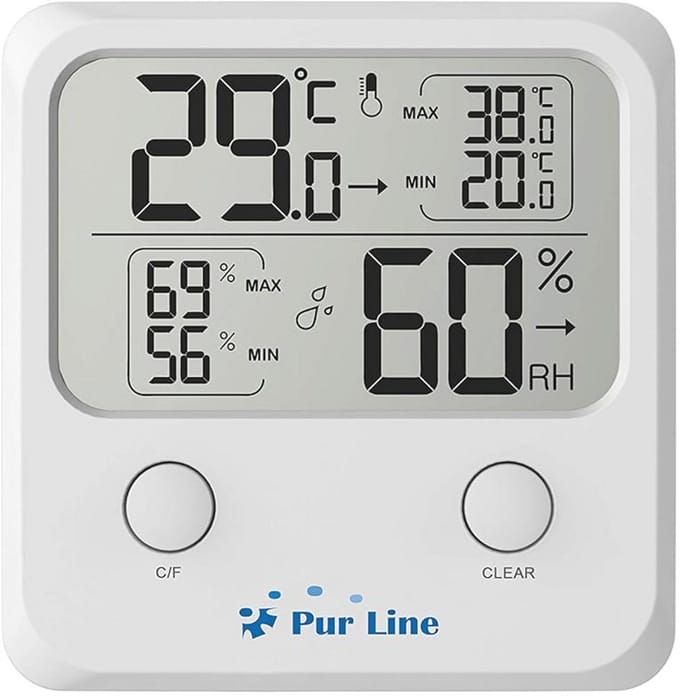 Binnenweerstation met Digitale Thermometer en Hygrometer - Temperatuur en Vochtigheid Trendindicator