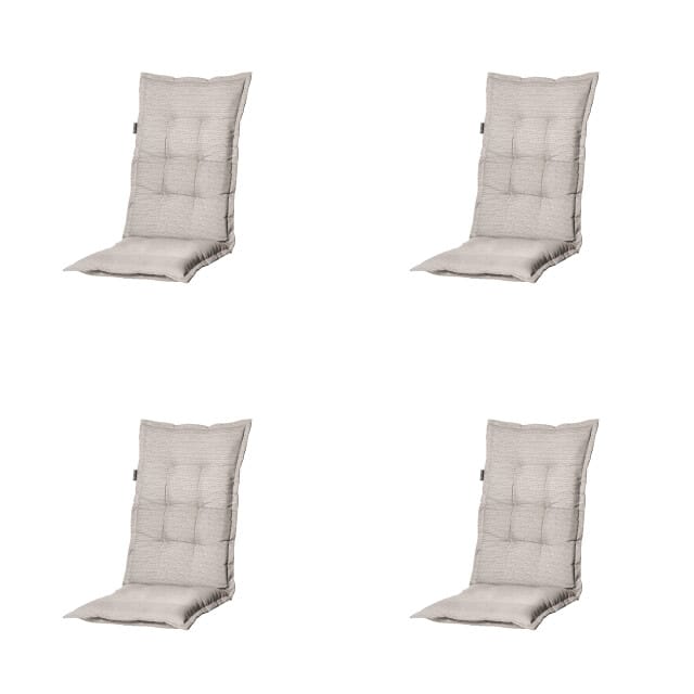 Madison kussen hoge rug richmond - 123x50x6cm set van 4