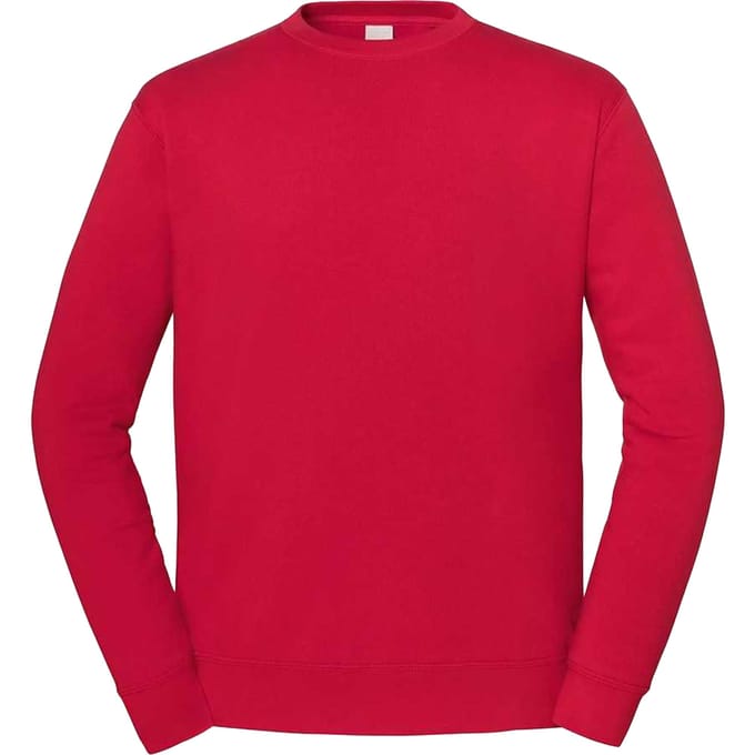 Fruit of the Loom Heren Iconic Premium Ingelegd Sweatshirt (Rood)